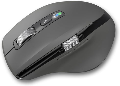 INFINMIND Wireless Side Scroll Mouse with Multi-Device, Ergonomic Computer Mice with Smart Flying
