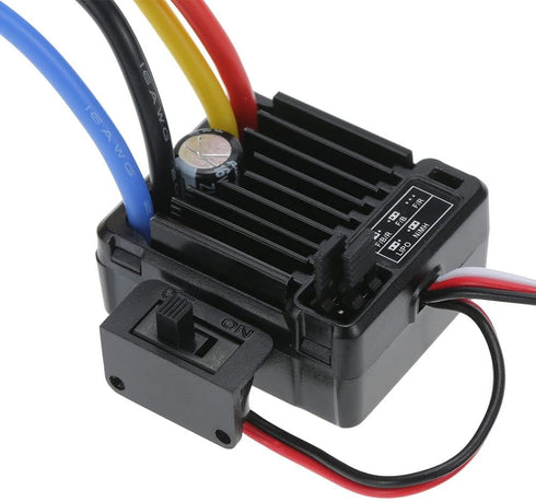 WP-1060-RTR 2S-3S 60A 1/10 Goolsky Waterproof Brushed ESC for Tamiya Traxxas Redcat HSP HPI RC Car