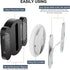 Frylaa Airtag,2pcs Magnetic Holder Case for Hidden Soft Silicon Protective Cover with Strong Magnet Mount GPS Tracker