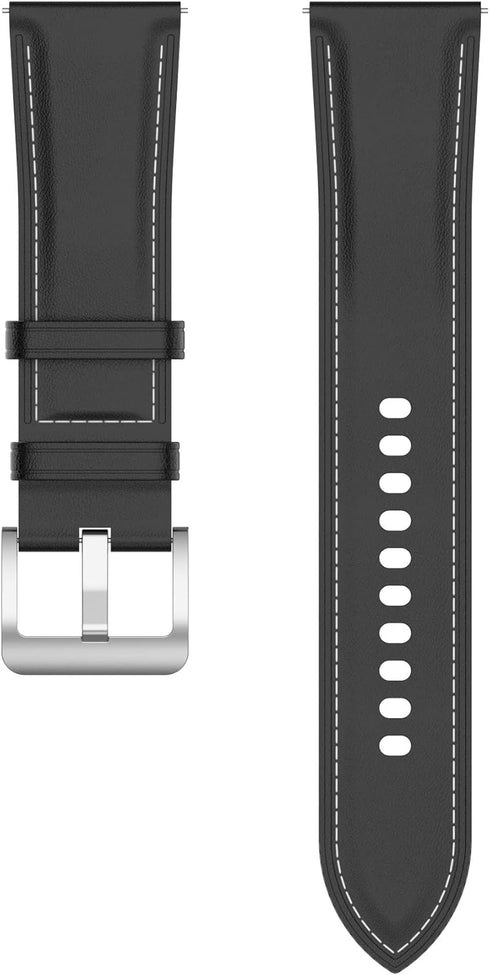 FitTurn Replacement Leather Wrist Strap for Motorola Moto 360 3rd Gen 2020/Moto Watch 100/Moto Watch 70 Smart Watch