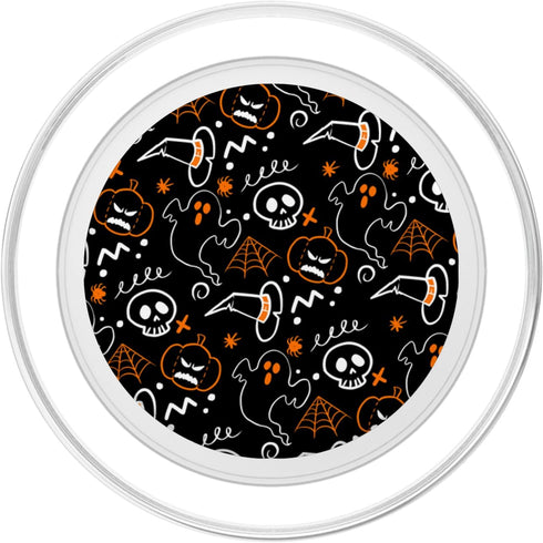 PopSockets PopGrip for MagSafe Ghost Skeleton Pumpkin Witch Hat Cute Halloween Pattern
