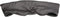 Silk 5.0 Eye Mask with Sleep Headphones - Handsfree Music Blackout Cover with Built-in Speaker and Microphone (Grey)