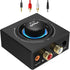 YMOO B06T3 Bluetooth 5.3 Receiver, 100ft RCA Bluetooth Audio Adapter for Home Stereo/Speaker