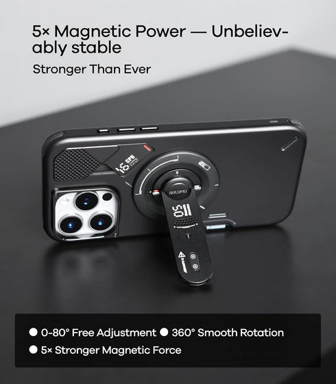Aulumu G05 Air for MagSafe Grip Stand | Rotation Angle Adjustment | Aluminium Alloy Ultra Light & Ultra Thin | with Box