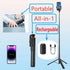 NEWYIHOKJ 66" 66 Tripod for iPhone & Camera, Portable Phone Tripod with Rechargeable Remote Control and Rotate Phone