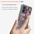 for Motorola Moto G Stylus 5G 2024 Case, Clear Cute Flowers Design for Girls, Slim Soft TPU Bumper Shockproof Cover