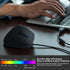 SANWA Wired Ergonomic Mouse, Optical Vertical Computer Mice, Reduce Wrist Strain, (1000/1600 Adjustable DPI, 6 Buttons) Compatible with MacBook, Laptop, Desktop, Windows, Mac OS for Office & Gaming