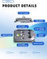 IFOOTAGE Camera Quick Release Plate Q38, Tripod Mount Adapter for Sony Canon Monopod DSLR Stabilizer Slider