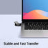 EASTBULL 1GB 1PCS 2.0 USB Flash Drive USB Thumb Drive Swivel USB Stick Bulk Gig Stick Memory Stick Metal Thumb Drives