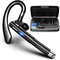 Kamon K520 Wireless Earpiece for Cellphone, Bluetooth 5.1 Headset with Charging Case, Mic for Office Driving, Hands-Free