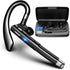 Kamon K520 Wireless Earpiece for Cellphone, Bluetooth 5.1 Headset with Charging Case, Mic for Office Driving, Hands-Free