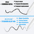 No Wore Out Titanium Alloy Replacement Fine Tips for Samsung S Pen Creator Edition, 2 Pcs