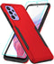 Samsung Galaxy A53 5G Case with Screen Protector, Durable Red Rubber Cover for Full Body Protection.