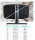 Singingin 85 Inch, Victorian Style Broccoli Butterfly TV Dust Cover Blue Flowers Plant Computer Monitor Cover Dustproof
