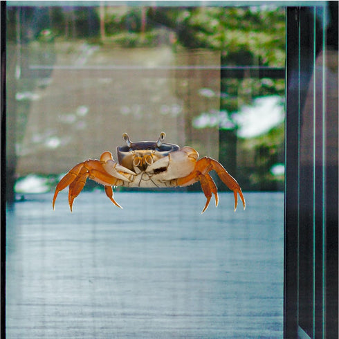 Milk Mug Designs 4 inch Patriot Crab Static Cling