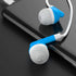 Maeline Bulk Earbuds, 100 Pack with 3.5 mm Headphone Plug - Blue