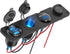 4 in 1-12V USB Outlet RV Accessories, PD3.0 & Dual QC3.0 Car USB Port Aluminum Charger with Lighted 150W Socket