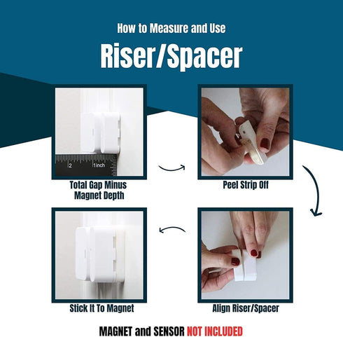 Spacer for SimpliSafe - Security Sensor Spacer for Wireless Home Security System, DIY Alarm Spacer for Door Window
