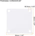MECCANIXITY 6PCS PC Dust Filter, 50x50mm PVC Computer Case Cooler Dustproof Mesh Cover for Computer Chassis Speakers,