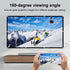 HUANYINGBJB Projector Screen - 4K 16:9 HD Foldable Double-Sided Portable Outdoor Indoor Screen for Movie Home Theater