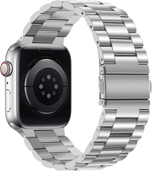 Tasikar Band Compatible with Apple Watch Band 49mm 46mm 45mm 44mm 42mm, Premium Stainless Steel Metal Replacement