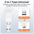 2024 Upgrade Magnetic Portable Charger for Apple Watch, USB C & USB A Fast Wireless Charging for iWatch Series