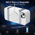 MOCCA iPhone 13 Case - Slim Shockproof, Translucent Matte Back, Frosted White, with MagSafe, Screen & Camera Protectors.