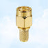 SMA Male Crimp Connector, RF Plug Crimp Connector for RG58 RG142 RG400 LMR195 Coaxial Cable (10 Pack)