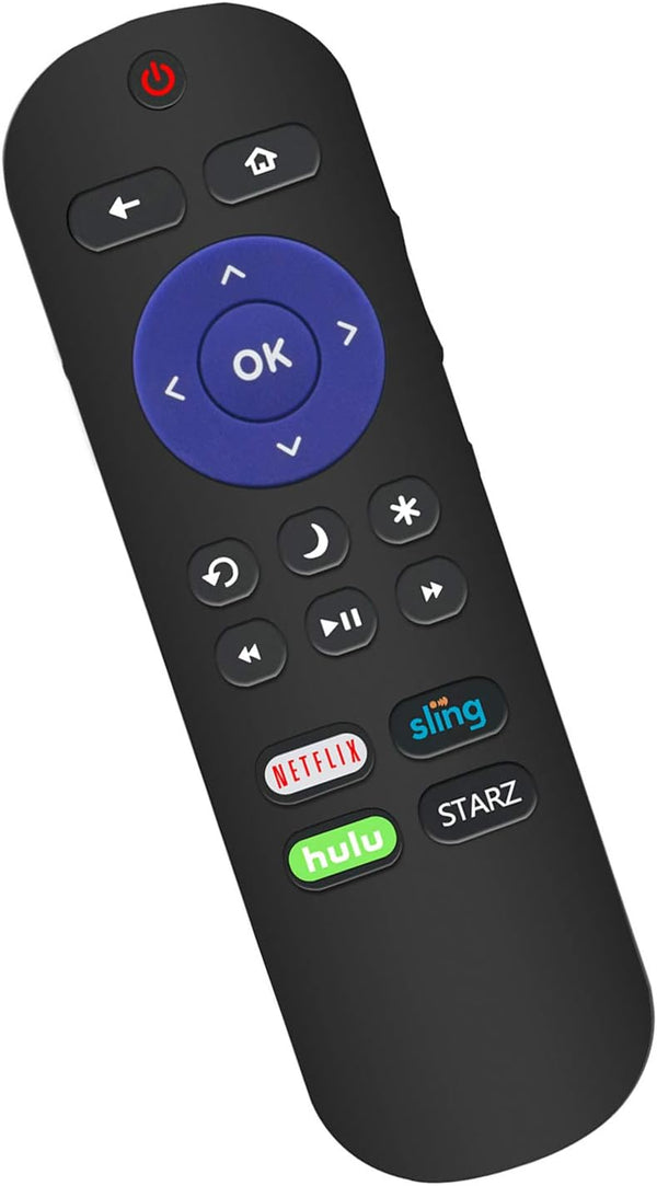 Replacement Remote Control for Sharp Roku TV Models LC58Q7370U, LC60Q7370U, LC65Q7370U, LC50LBU711U, LC55LBU711U