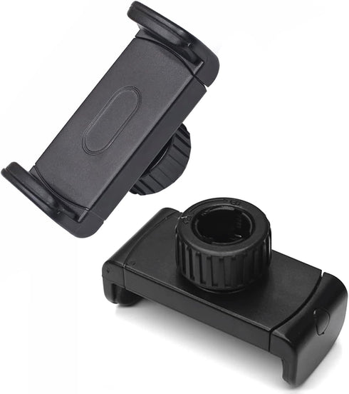 Phone Holder for Ring Light, 2 Pack Phone Mount Attachment, Clamp Mount for Ring Light and Car Mount