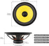 DriSentri 10 Inch Bass Loudspeaker Woofer Speaker, Car Speakers Wide Frequency Response Car Audio Stereo Speaker