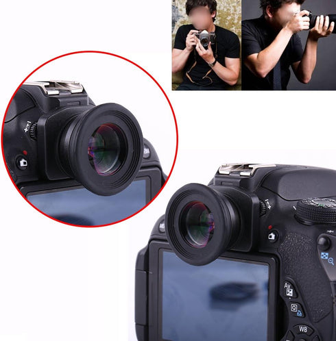 Hulex Supplies 1.5X 1.51X 6 Durable Fixed Focus Viewfinder Eyepiece Magnifier, DSLR Camera Eyecup, View Magnification