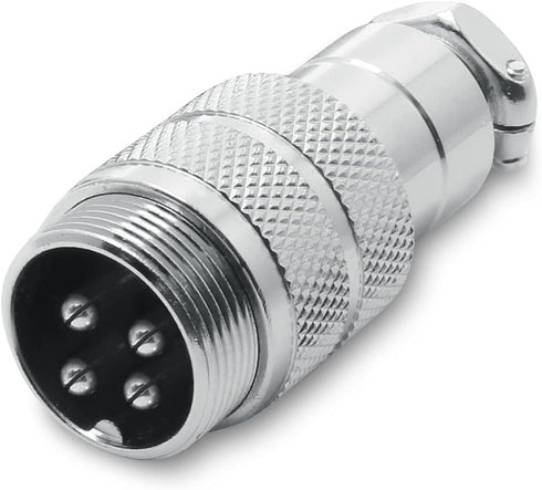 2 Sets Aviation Connector 4P 10A GX20-4 Waterproof Metal Male Female Wire Panel Power Fittings