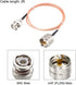 uxcell 2 Ft RG316 Coax Cable UHF Male to BNC Male Antenna Radio Cable