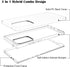 WeLoveCase Galaxy Note 20 Ultra Clear 3-in-1 Full Body Heavy Duty Shockproof TPU Bumper Case, 6.9 inch