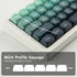 JOMKIZ 140 Keys PBT Keycaps, Customized ANSI Layout, MOA Profile Dye Sublimation Cute Keycaps Set for Cherry MX
