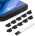 Dust Plugs (50 Pack) Flat Design Compatible with iPhone 14, 13, 12, 11, X, 8, 7, Plus, Pro, Max