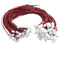 XINGYHENG 100Pcs (50Pairs) 2.54mm 2PIN Female and Male Connecting Plug - Red Black Terminal Connector Wire Cable