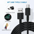 Type C Fast Charging Charger, 2 Pack USB Android Phone Wall Block & Charge Cable for Samsung Galaxy