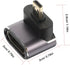 TINEASUR 90degree Monitor Adapter Laptop Connector Projector Receiver Adapter Video Connector