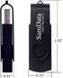 8GB USB Flash Drives 2 Pack - Black Thumb Drives Memory Stick Jump Drive with LED Light for Storage and Backup