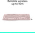 Logitech K270 2.4 8 2-Year Wireless Keyboard for Windows, GHz Wireless, Full-Size, Number Pad, Multimedia Keys, Battery