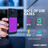 Suction Phone Case Mount, Silicone Adhesive Accessory for iPhone and Android, Hands-Free Mirror Holder