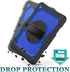 SEYMAC stock 9th/ 8th/ 7th 10.2'', [360 10.2 inch 2021-2019 Case for iPad Generation Shockproof with Screen Protector
