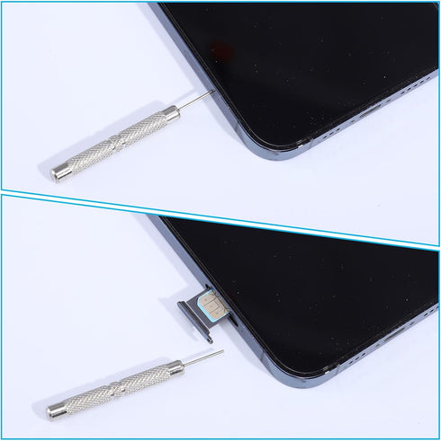 Gsbnjuy 20 Pcs SIM Card Removal Pin Phone Tray Opener Pin SIM Card Tray Removal Tool Smooth and Burr-Free for Most Cell