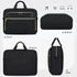 NEWHEY Laptop Bag 15.6 Inch Briefcase for Women Men, Waterproof Messenger Bag for Business Office Work, Black