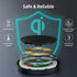 Wireless Charger, 15W Max Fast Magnetic Charging Pad for iPhone 15/14/13/12/11/X/8, Samsung Galaxy S22, AirPods