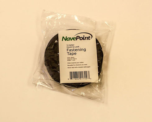 NavePoint 1 Inch Roll Hook and Loop Reusable Cable Ties, 5M 15ft