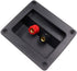 Luomorgo 4pcs ABS 2 Position Screw-in Speaker Box Terminal Cup Binding Post for Car/Home Audio 301 Copper Rod