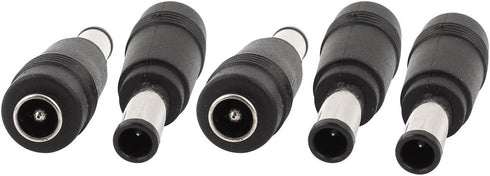 uxcell 5 Pcs 6.0mmx4.0mm Male to 5.5x2.5mm Female DC Power Jack with Pin